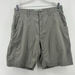 Mountain Khakis Mens Gray Relaxed Fit 9 in Inseam Performance Shorts Size 33